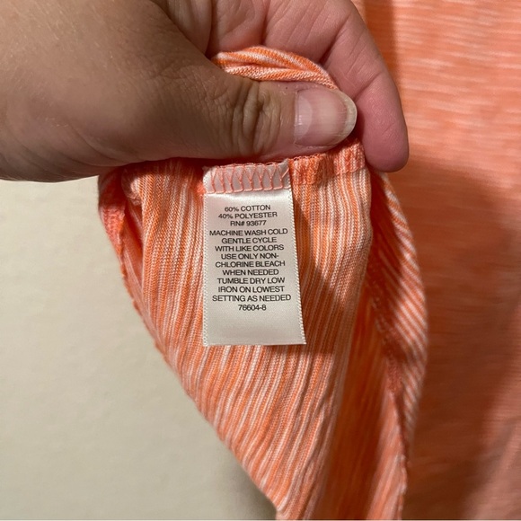 Liz Claiborne Women's Orange Top - Picture 3 of 6